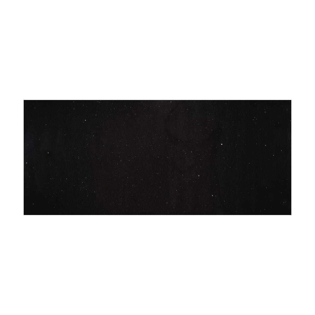 Sparkling Black quartz slab, full slab view