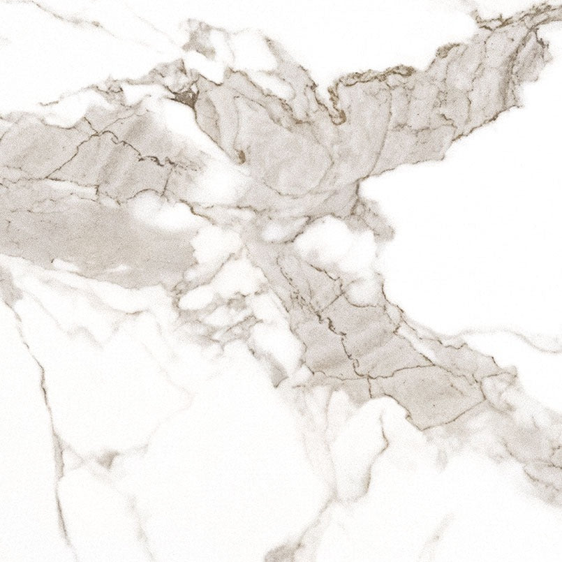 Statuario Silver porcelain slab, close up of the surface