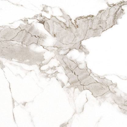 Statuario Silver porcelain slab, close up of the surface