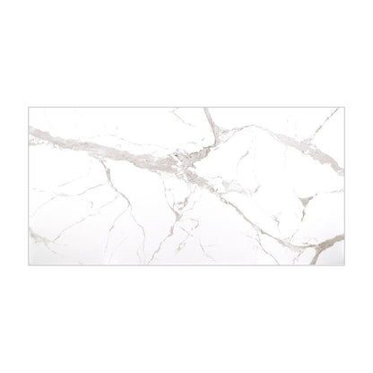 Statuario Silver porcelain slab, full slab view