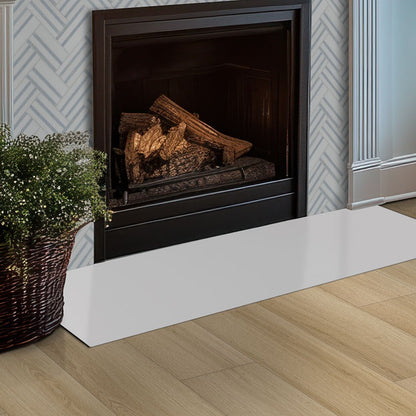 Stellar White quartz countertop installed in a room setting