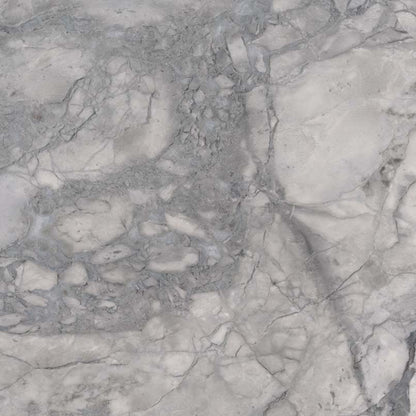 Super White marble slab, close up of the stone surface