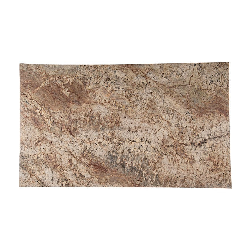 Typhoon Bordeaux granite slab, full slab view