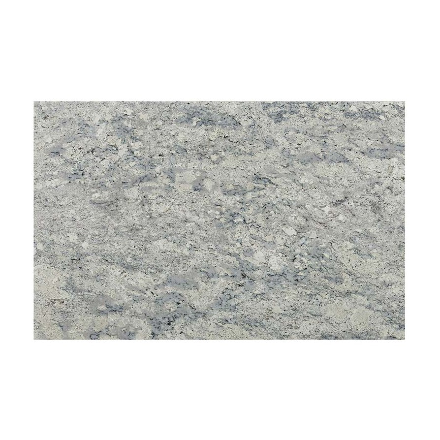 White Ice granite slab, full slab view