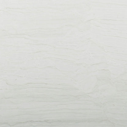 White Montreal quartzite slab, close up of the stone surface