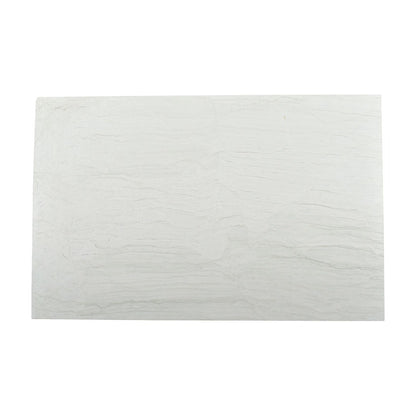 White Montreal quartzite slab, full slab view