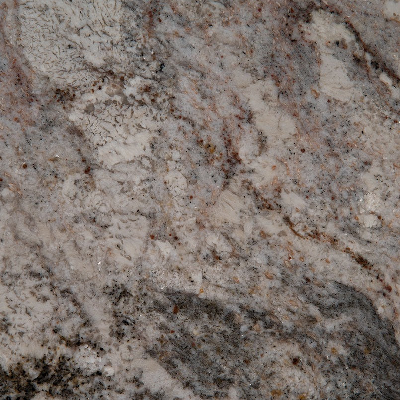 White Spring granite slab, close up of the surface