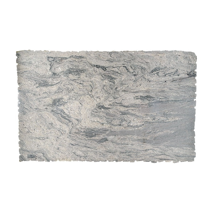 White Wave granite slab, full slab view