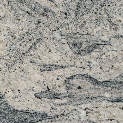 White Wave granite slab, wider view of the stone pattern