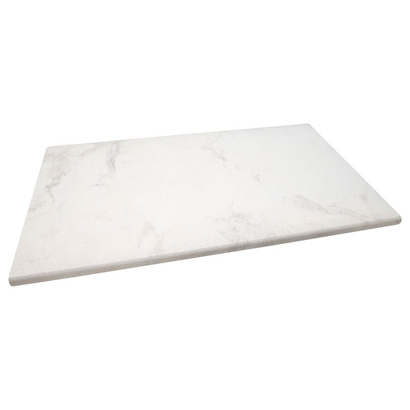 Praia Carrara porcelain pool coping, close up product view showing color and texture