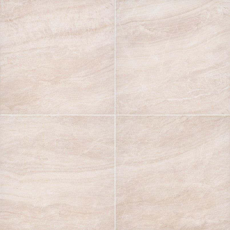 Praia Crema porcelain pavers, close up product view showing color and texture