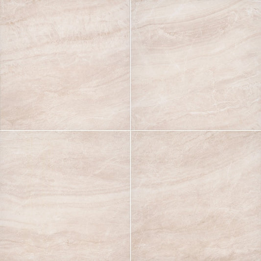 Praia Crema porcelain pavers, close up product view showing color and texture