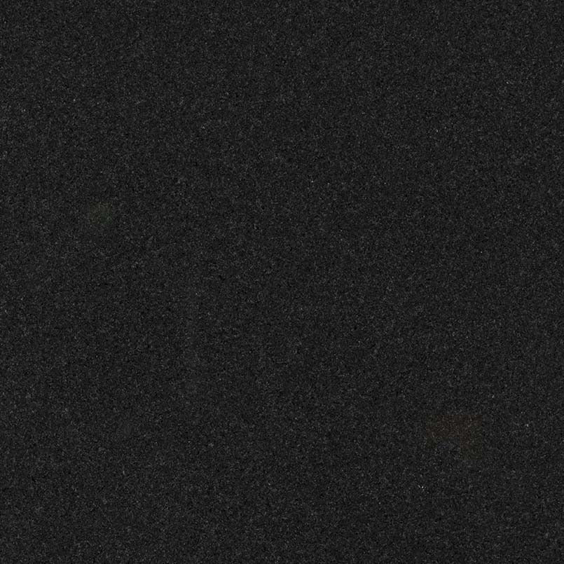 Premium Black Granite Tile, close up of the natural stone surface