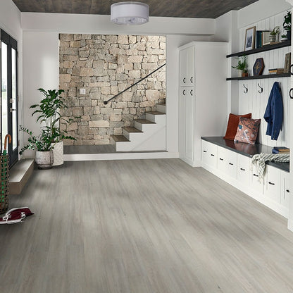Prescott Brianka SPC rigid core vinyl flooring shown in a furnished room