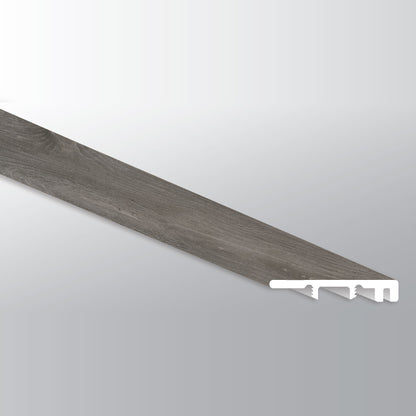 Prescott Katella Ash end cap trim for SPC rigid core vinyl flooring