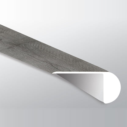 Prescott Katella Ash round overlapping stair nose trim for SPC rigid core vinyl flooring