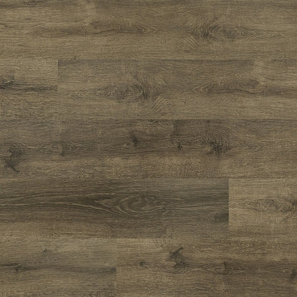 Prescott Walnut Waves SPC rigid core vinyl plank flooring, top down plank view