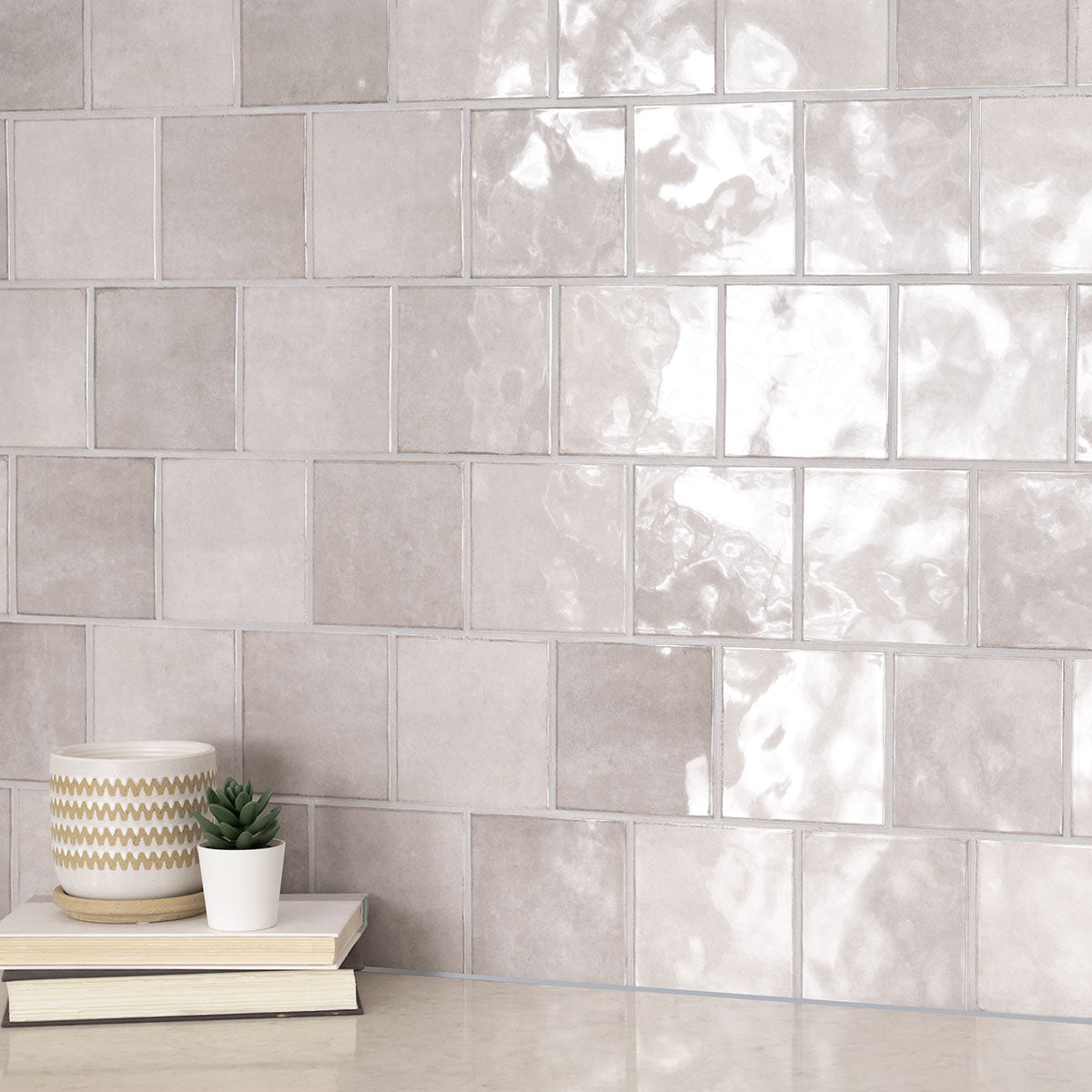 Renzo Sterling ceramic tile shown in a finished room, scene 4