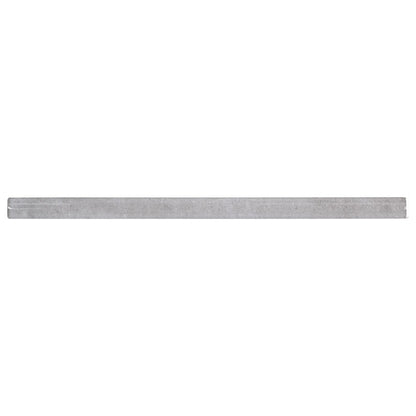 Renzo Sterling ceramic tile, glossy finish, 0.6 by 12 inch quarter round view