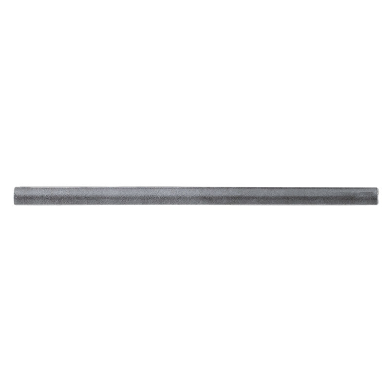 Renzo Storm ceramic tile, glossy finish, 0.6 by 12 inch quarter round view