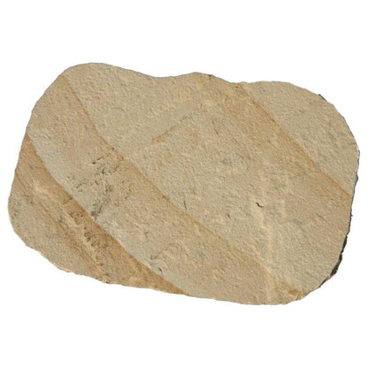 Rustic Canyon natural stone stepping stone, close up product view showing color and texture