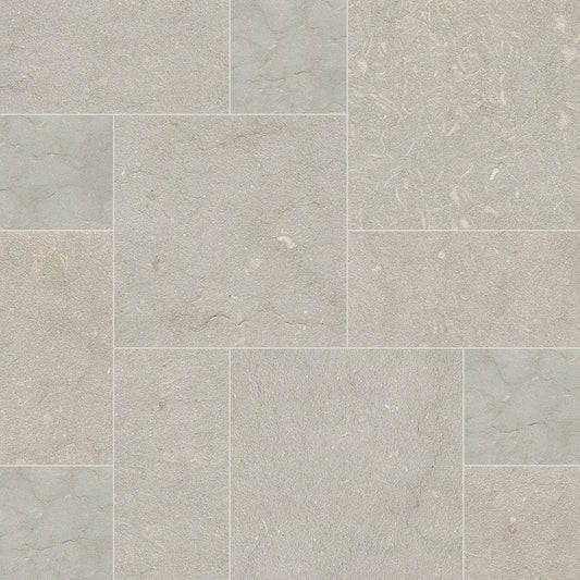 Seagrass natural stone pavers, close up product view showing color and texture