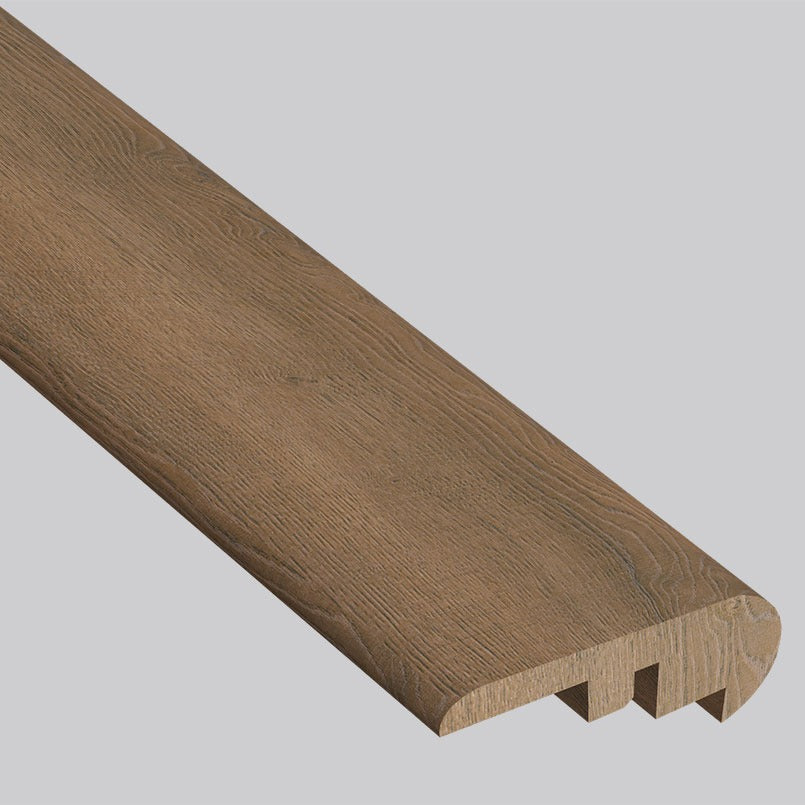 Shorecliffs Roghan round overlapping stair nose trim for hybrid rigid core flooring