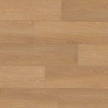 Shorecliffs Wallingford Blonde hybrid rigid core plank flooring, top down plank view