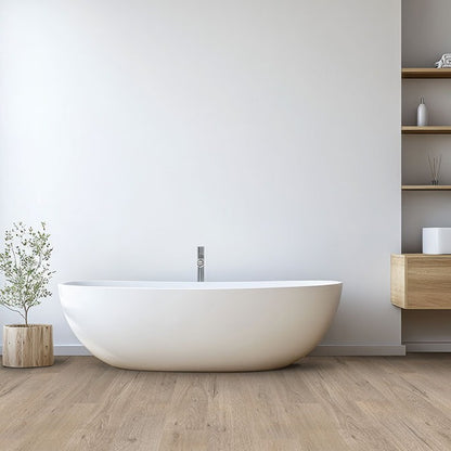 Smithcliffs Driftway hybrid rigid core flooring shown in a furnished room