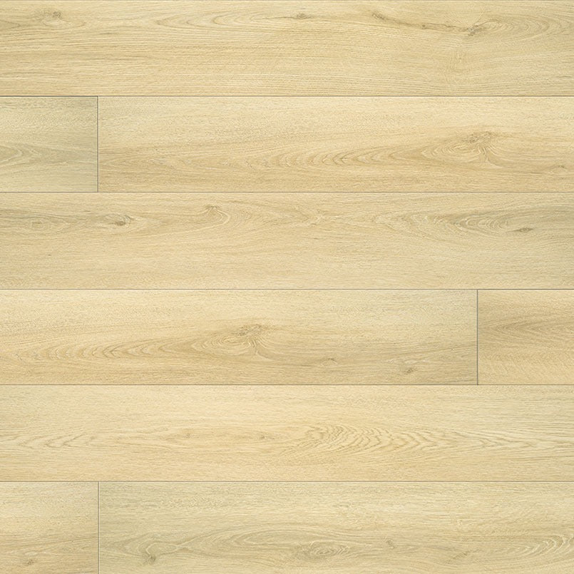 Smithcliffs Glenbury Oak hybrid rigid core plank flooring, top down plank view