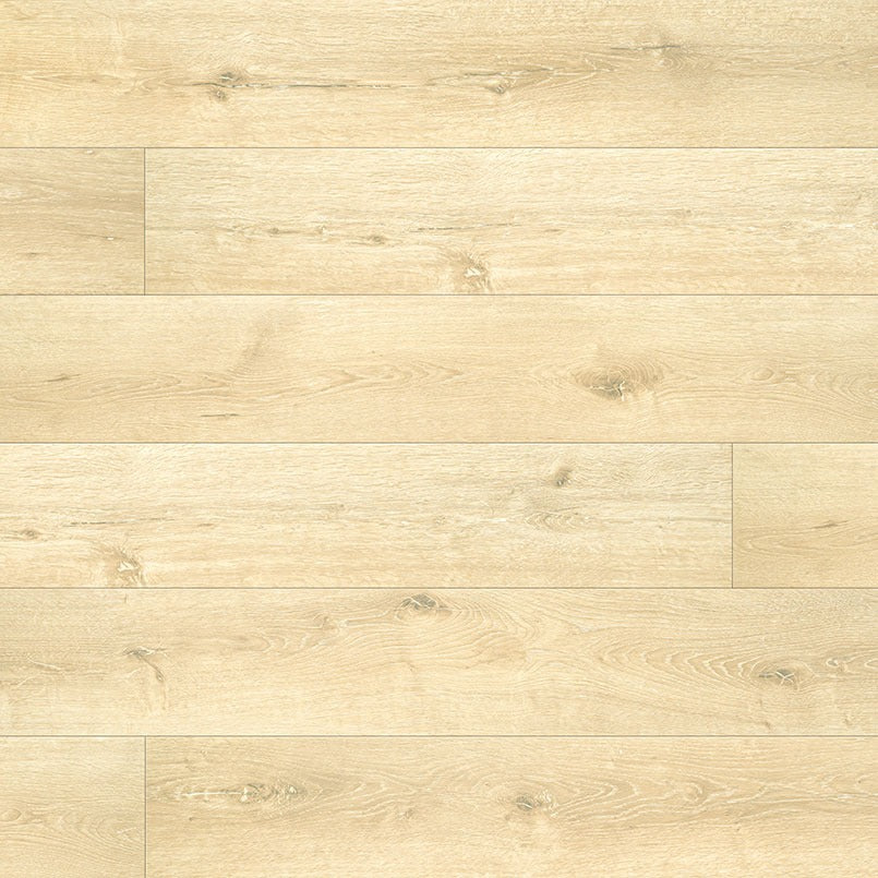 Smithcliffs Lanston Oak hybrid rigid core plank flooring, top down plank view
