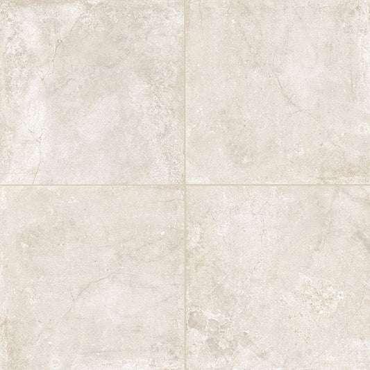 Soreno Ivory porcelain pavers, close up product view showing color and texture