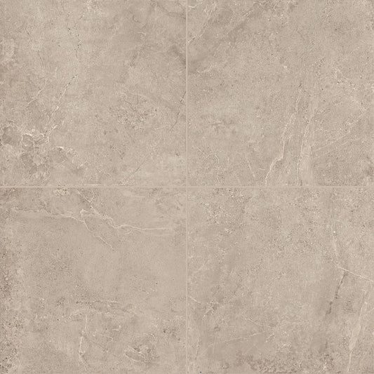 Soreno Taupe porcelain pavers, close up product view showing color and texture