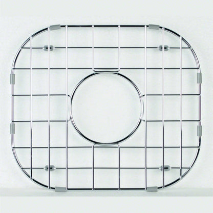 Stainless steel kitchen sink grid for the Drawn 18" x 16" Single Bowl sink