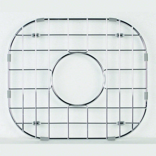 Stainless steel kitchen sink grid for the Drawn 18" x 16" Single Bowl sink