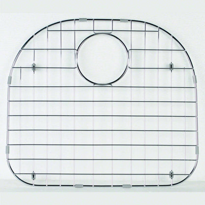 Stainless steel kitchen sink grid for the Drawn 23" x 21" Single Bowl sink