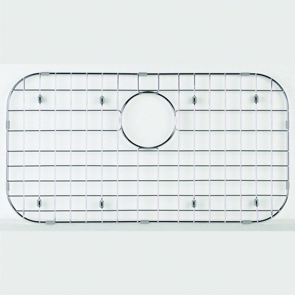 Stainless steel kitchen sink grid for the Drawn 30" x 18" Single Bowl sink