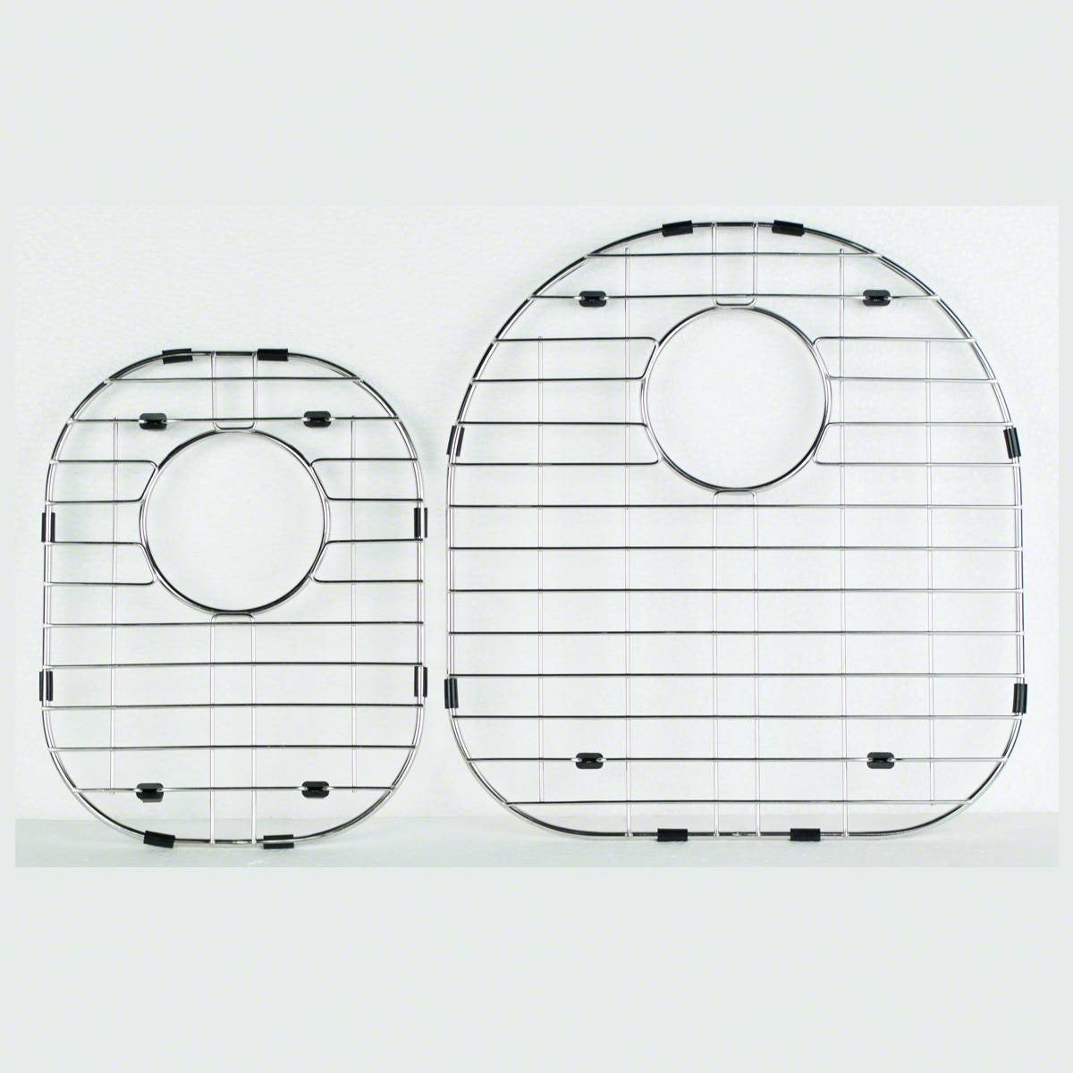 Stainless steel kitchen sink grid for the Drawn 31" x 20" 40/60 or 60/40 Double Bowl (2 Piece Set) sink