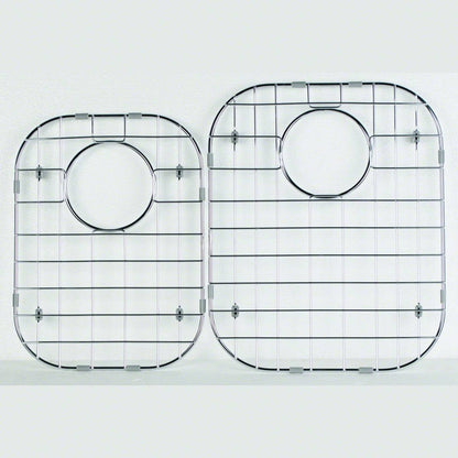 Stainless steel kitchen sink grid for the Drawn 32" x 21" 40/60 or 60/40 Double Bowl (2 Piece Set) sink