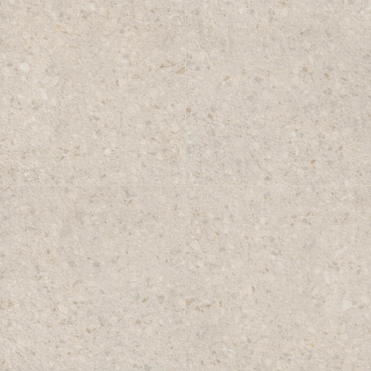 Terrazo Glacier porcelain pavers, close up product view showing color and texture