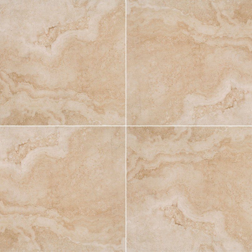Tierra Beige porcelain pavers, close up product view showing color and texture