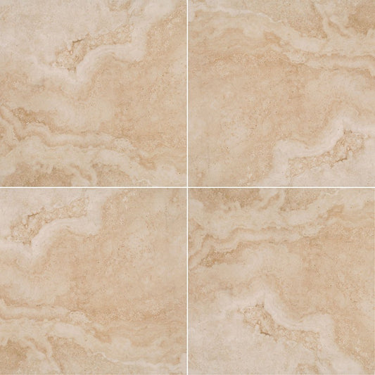 Tierra Beige porcelain pavers, close up product view showing color and texture