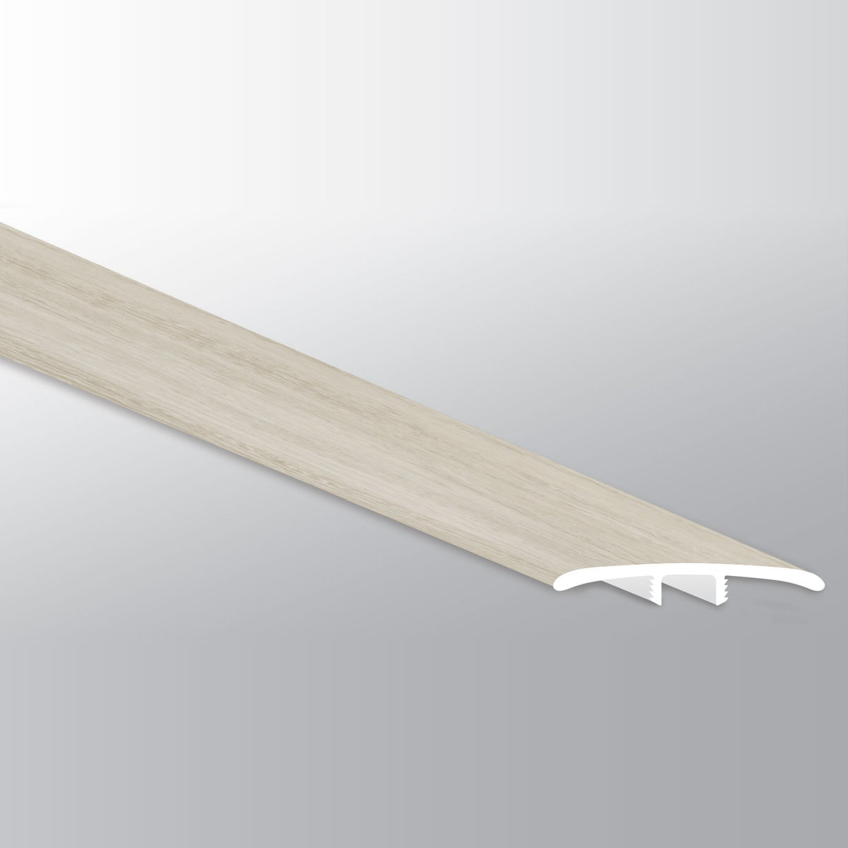 Trecento White Ocean T-molding trim for SPC rigid core vinyl flooring