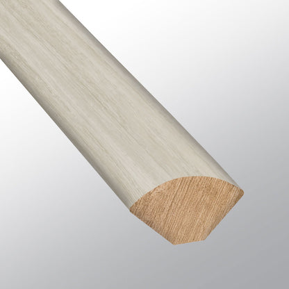 Trecento White Ocean quarter round trim for SPC rigid core vinyl flooring