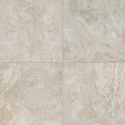 Trevi Silver porcelain pavers, close up product view showing color and texture