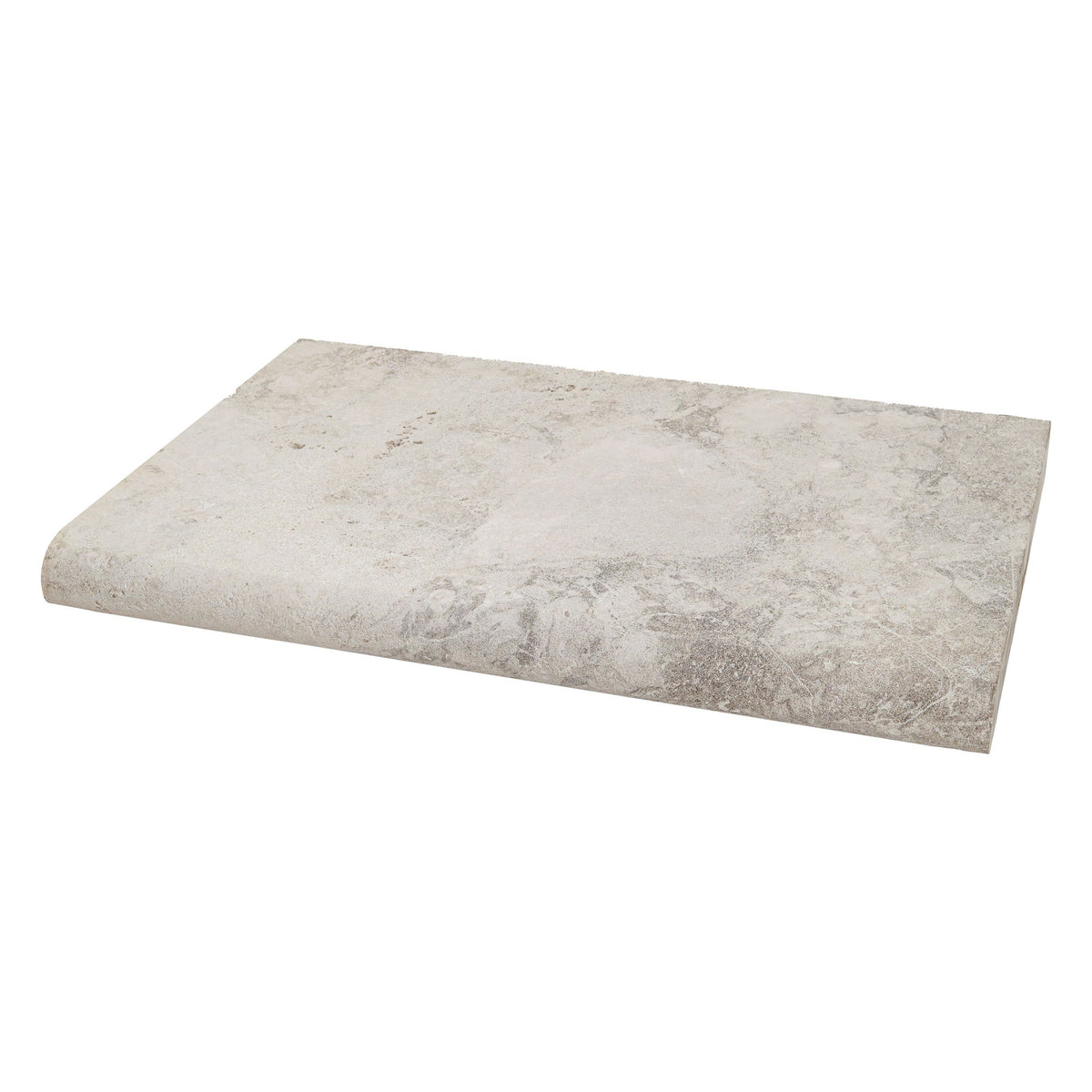 Tundra Gray natural stone pavers, close up product view showing color and texture