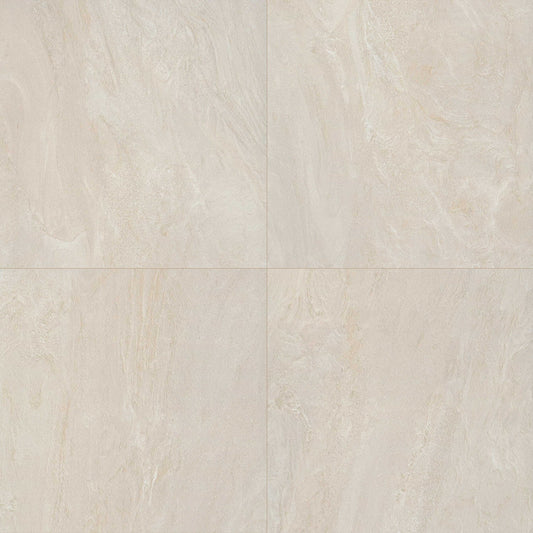Vortexa Champagne porcelain pavers, close up product view showing color and texture
