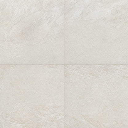 Vortexa Ivory porcelain pavers, close up product view showing color and texture