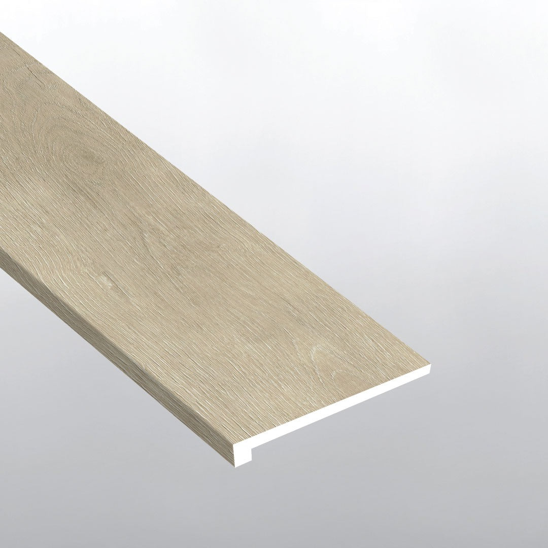 Wayne Parc Reserve Waldron square eased edge stair tread trim for WPC rigid core vinyl flooring