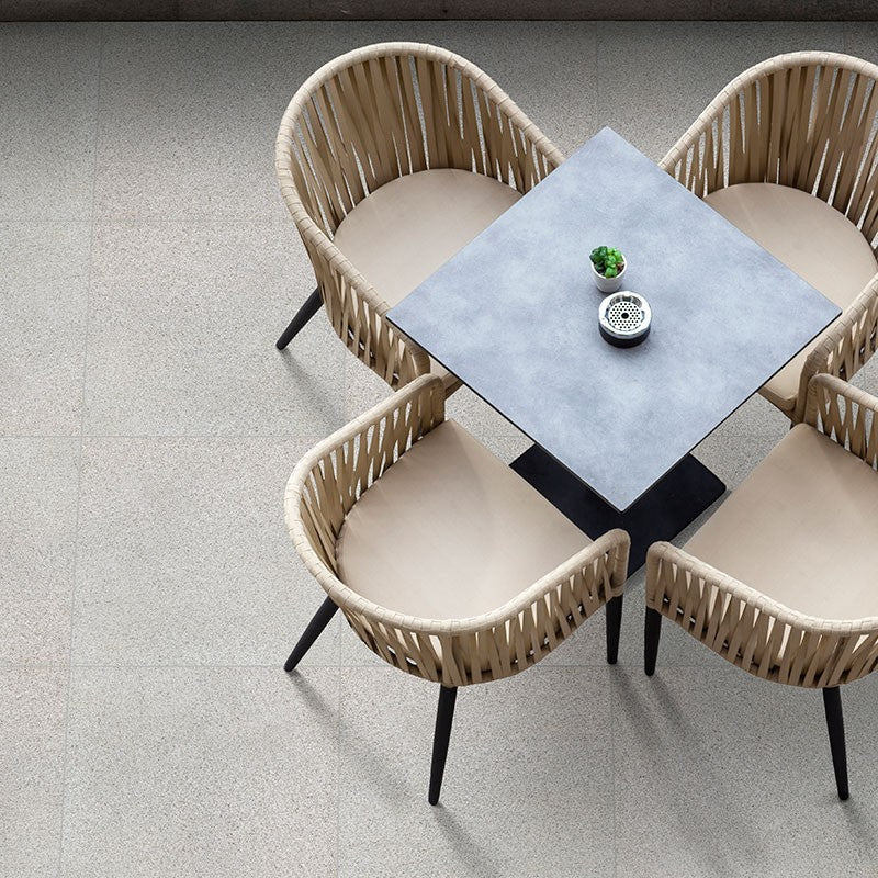 White Mist Granite Pavers shown installed in a finished outdoor or living space